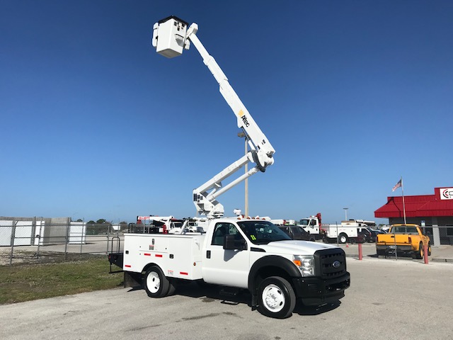 STOCK # 23118  2011 FORD F550 42FT BUCKET TRUCK