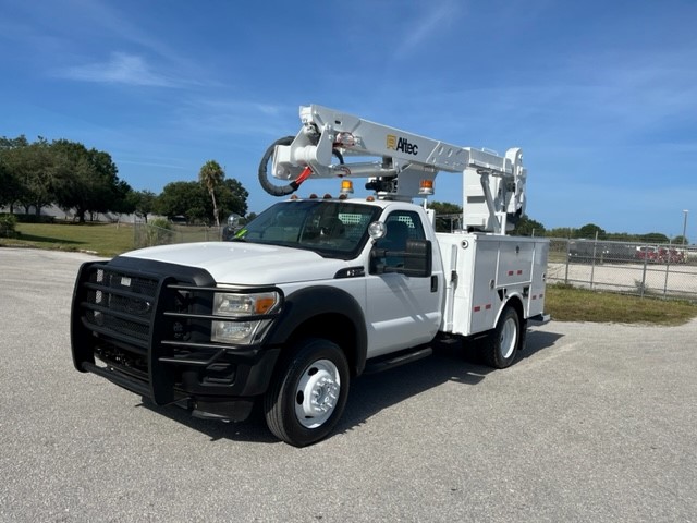 STOCK # 17995  2014 FORD F550 4X4 42FT BUCKET TRUCK